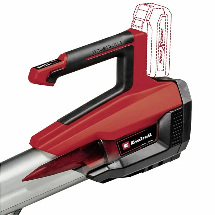Einhell Akumulatorski puhač lišća GP-LB 18/200 Li E-Solo - 18 V, Bez akumulatora, Brzina puhanja: 200 km/h - Detaljan prikaz