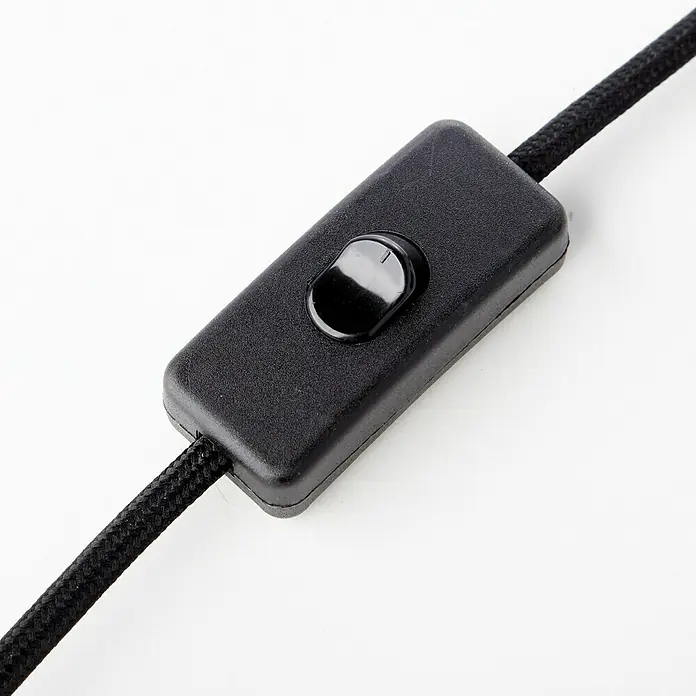 Brilliant Wiley Tischleuchte - 60 W, Schwarz, E27 - Detailaufnahme