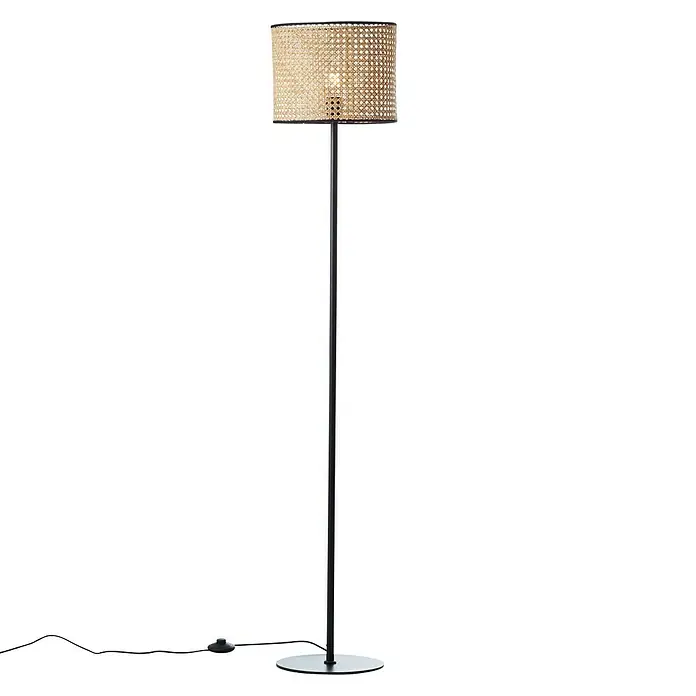 Brilliant Wiley Stehleuchte - 60 W, Höhe: 154 cm, Schwarz, E27 - Vorderansicht