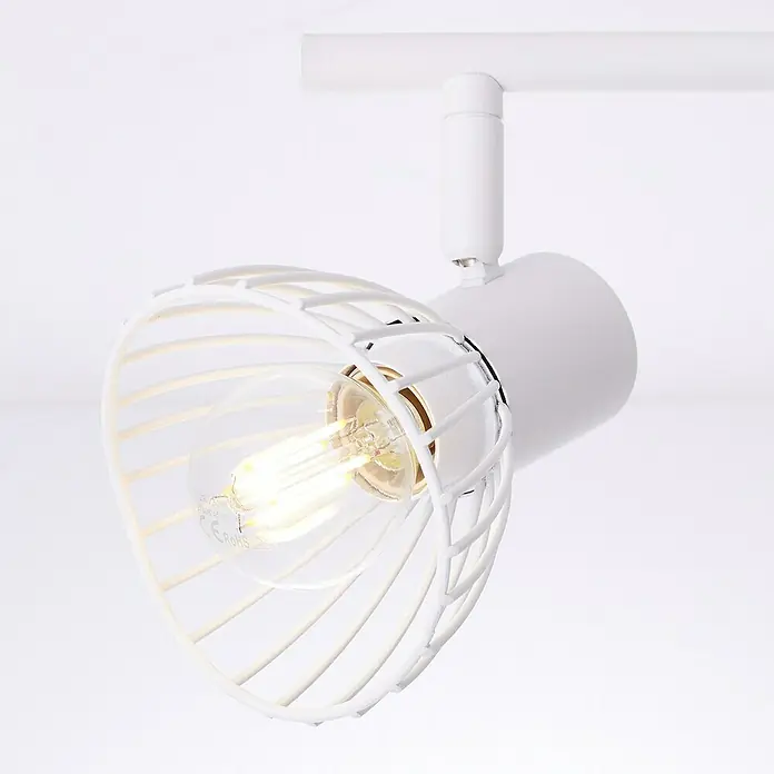 Brilliant Elhi Deckenstrahler - 40 W, L x B x H: 18 x 38 x 16,5 cm, Weiß, E14 - Detailaufnahme