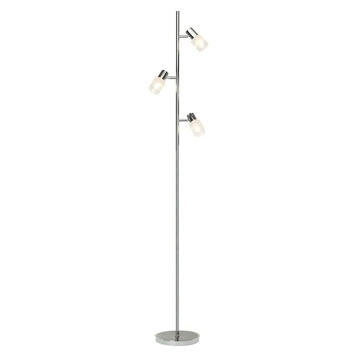 Brilliant Lea Stehleuchte - 4 W, Höhe: 157,5 cm, Eisen/Chrom, E14 - Vorderansicht