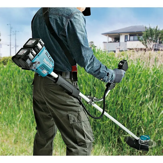 Makita Akumulatorski trimer DUR181Z - 18 V, Litij-ionska, Bez akumulatora, Širina reza: 26 cm - Živopisni prikaz