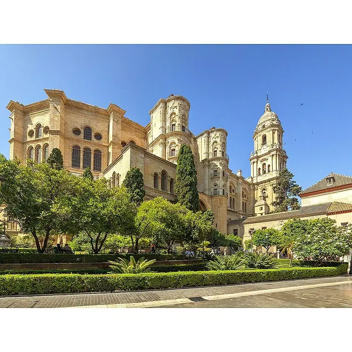Póster Málaga - Catedral, An x Al: 80 x 60 cm - Foto ambiente