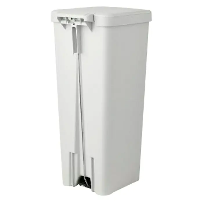 Brabantia Cubo con pedal StepUp - 40 l, Gris claro - Vista angular