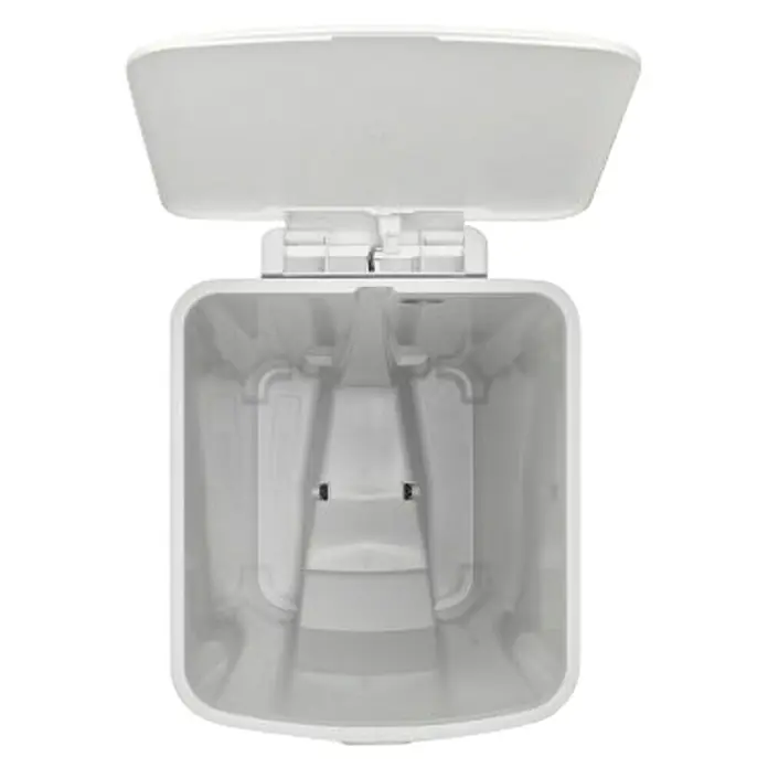 Brabantia Cubo con pedal StepUp - 40 l, Gris claro - Vista descendente