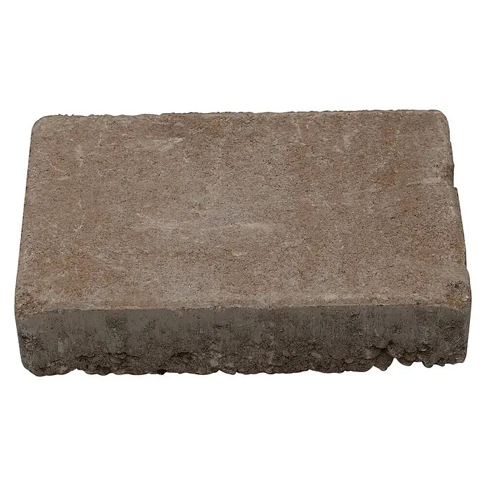 Seesteiner Pflasterstein Piazza Antik - L x B x S: 22,5 x 15 x 5 cm, Sandstein, Beton, Kantenverarbeitung: Gebrochen - Diagonale Ansicht