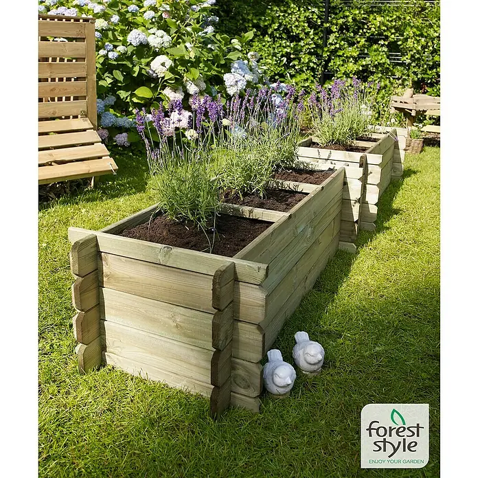 Forest-Style Huerto Basil - Madera, 214 l - Foto ambiente