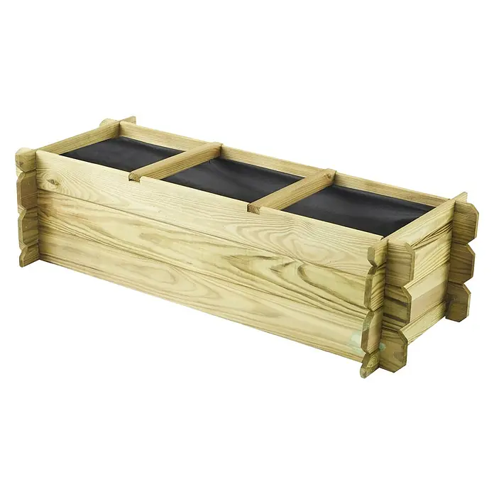 Forest-Style Huerto Basil - Madera, 214 l - Vista angular