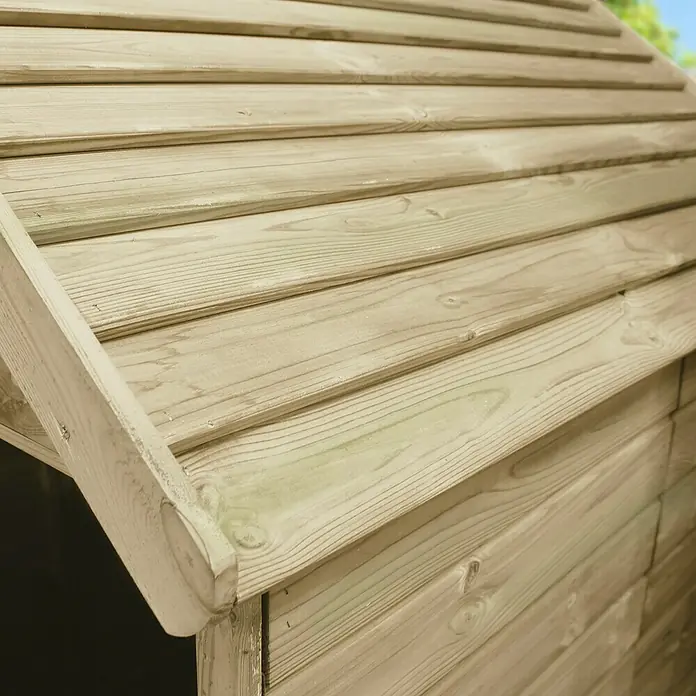 Forest-Style Caseta infantil Marina - L x An x Al: 119 x 123 x 158,5 cm, Natural - Primer plano