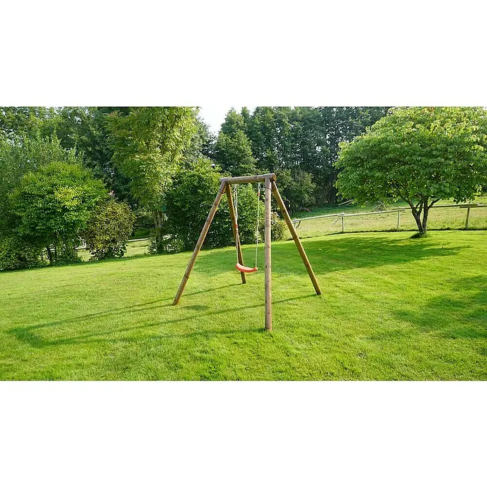 Soulet Columpio Hanna - L x An x Al: 165 x 166 x 195 cm, Madera, Marrón - Foto ambiente