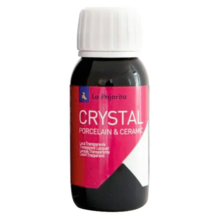 La Pajarita Laca para efectos decorativos Crystal - Amarillo, 50 ml, Brillante - Vista superior