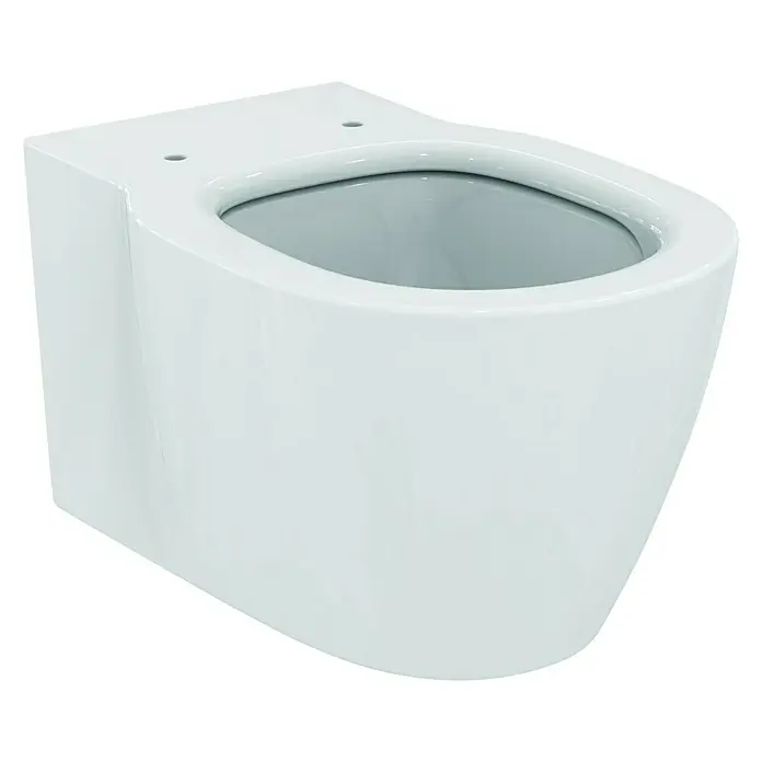 Ideal Standard Komplet zidne WC školjke Aquablade - Bez ruba, S antibakterijskom glazurom, Oblik ispiranja: Duboko, WC odvod: Vodoravno, Bijele boje - Pogled sprijeda