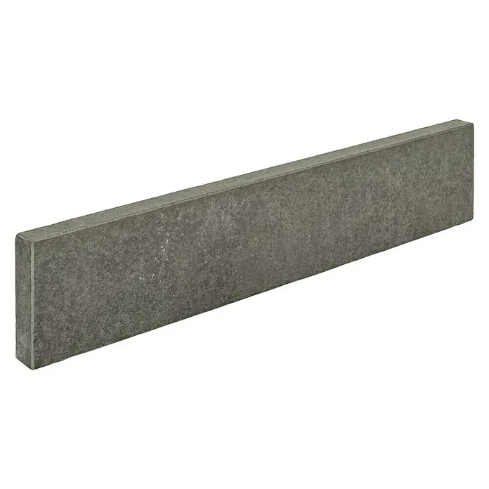 Randstein - Anthrazit, 100 x 20 cm - Diagonale Ansicht