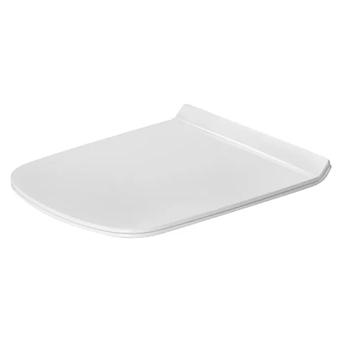 Duravit DuraStyle WC-Sitz Flach - Mit Absenkautomatik, Duroplast, Weiß - Vorderansicht