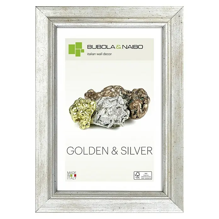 Bilderrahmen Marisa 6280 - Silber, 30 x 40 cm, Holz - Vorderansicht
