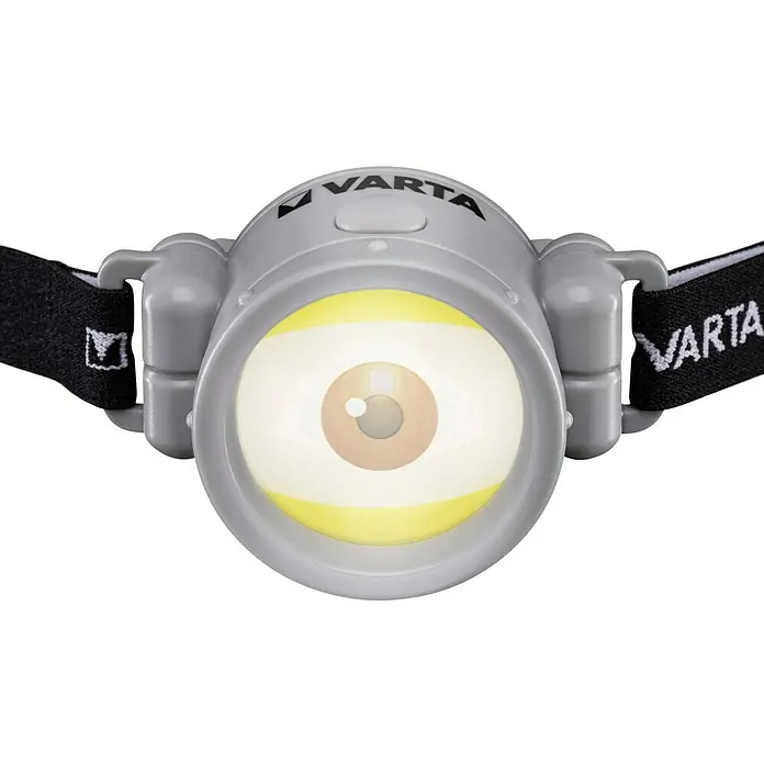 Linterna frontal LED Minions - L x An x Al: 5,3 x 8,3 x 4,6 cm, Alcance de luz: 4 m - Primer plano