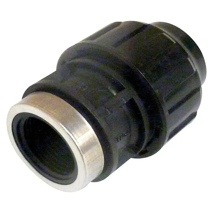 Enlace roscado PE hembra - 32 mm, Polietileno