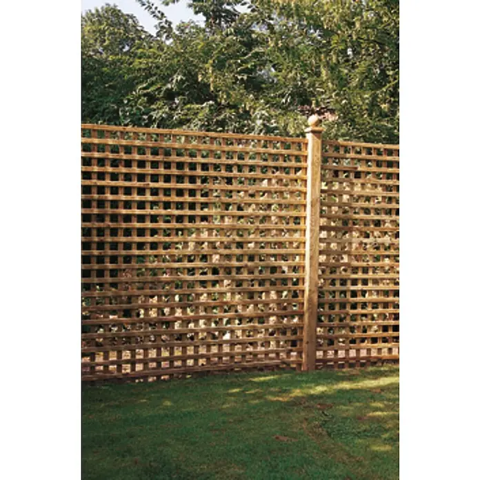 Forest-Style Poste para valla - L x An x Al: 210 x 7 x 7 cm, Natural - Foto ambiente