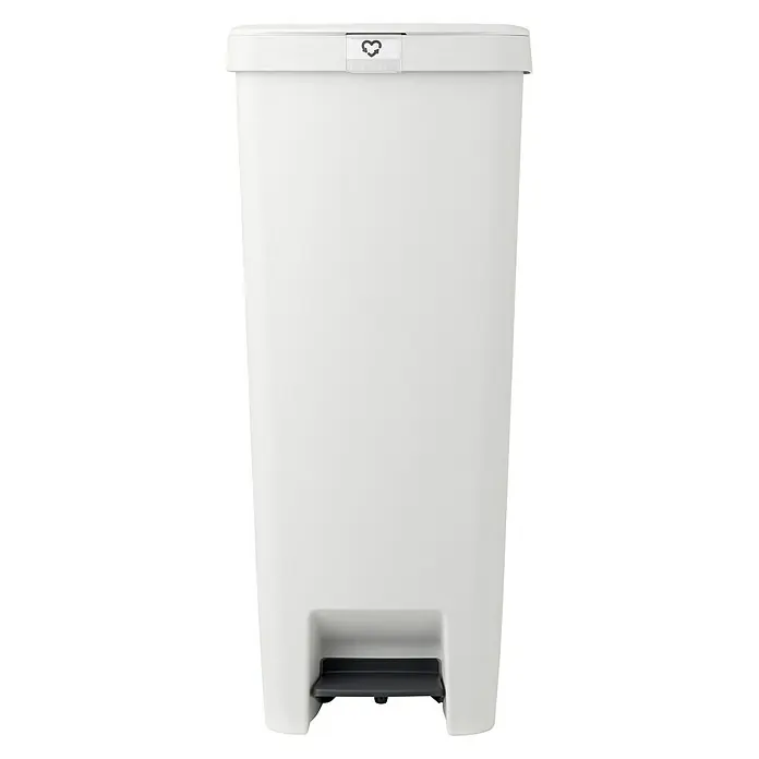 Brabantia Cubo con pedal StepUp - 40 l, Gris claro - Vista frontal