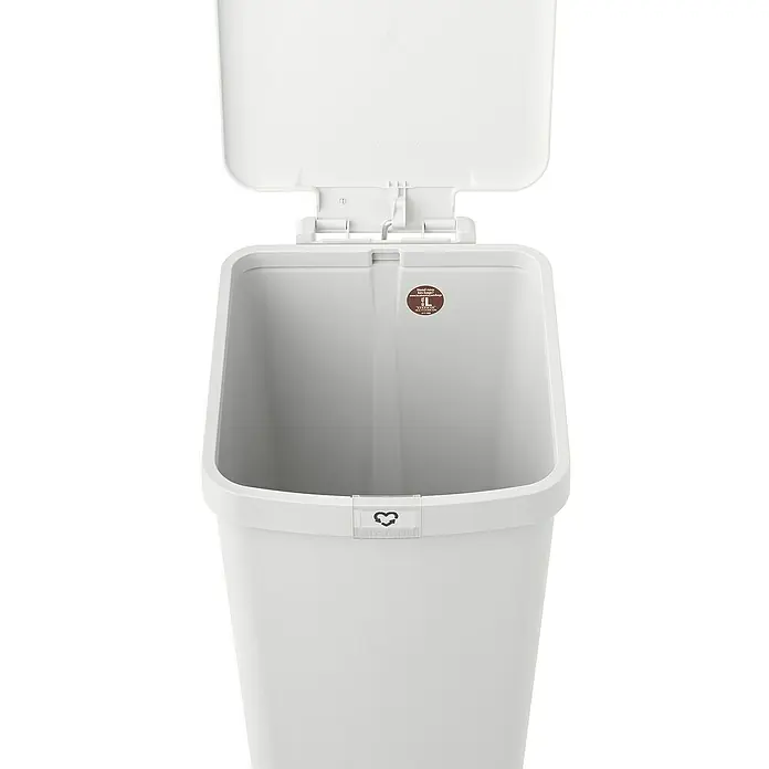 Brabantia Cubo con pedal StepUp - 40 l, Gris claro - Primer plano