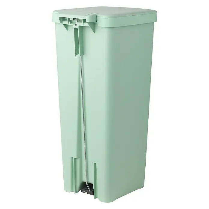 Brabantia Cubo con pedal StepUp - 40 l, Verde - Vista trasera