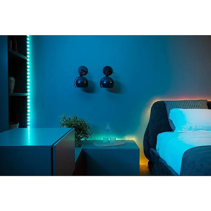 Twinkly LED traka Line - Crne boje, Područje uporabe: U zatvorenom, 1,5 m, 100 žaruljica, Boja svjetla: RGB - Živopisni prikaz