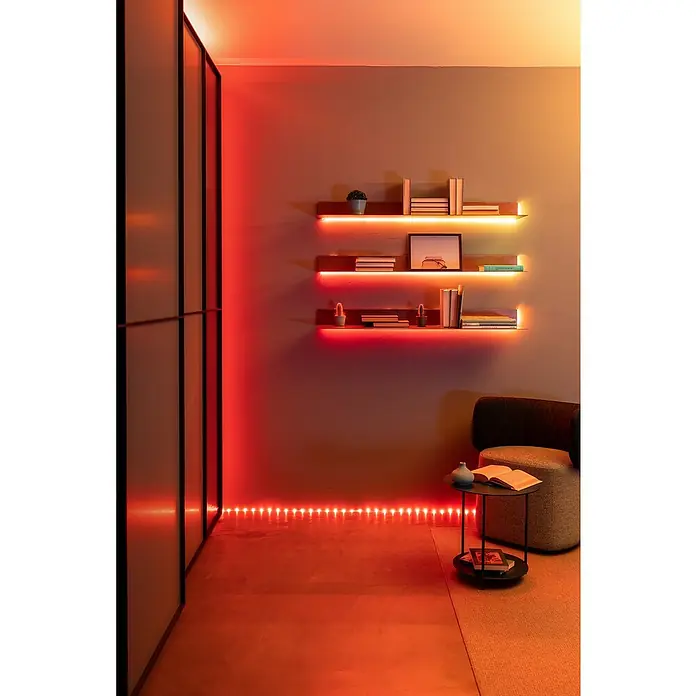 Twinkly LED traka Line - Crne boje, Područje uporabe: U zatvorenom, 1,5 m, 100 žaruljica, Boja svjetla: RGB - Živopisni prikaz