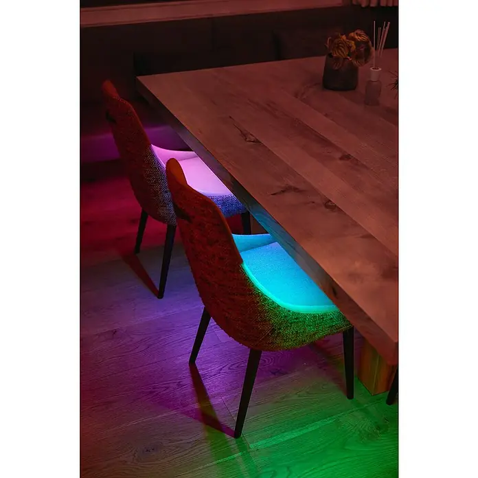 Twinkly LED traka Line - Crne boje, Područje uporabe: U zatvorenom, 1,5 m, 100 žaruljica, Boja svjetla: RGB - Živopisni prikaz