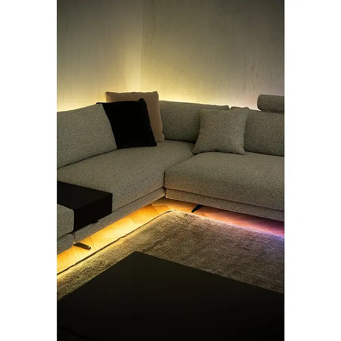 Twinkly LED traka Line - Crne boje, Područje uporabe: U zatvorenom, 1,5 m, 100 žaruljica, Boja svjetla: RGB - Živopisni prikaz