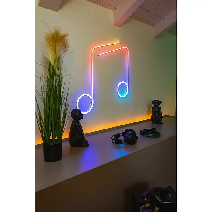 Twinkly LED svjetlosno crijevo Flex - Područje uporabe: U zatvorenom, 2 m, 200 žaruljica, Boja svjetla: RGB - Živopisni prikaz