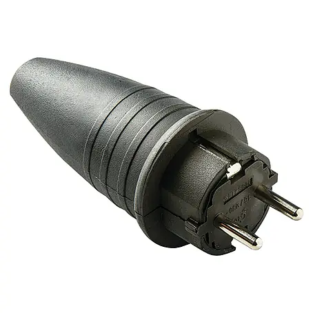 Famatel  Clavija de goma 2 P+TT