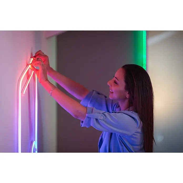 Twinkly LED svjetlosno crijevo Flex - Područje uporabe: U zatvorenom, 2 m, 200 žaruljica, Boja svjetla: RGB - Živopisni prikaz