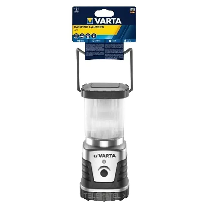 Varta Linterna LED LED Line - Gris, 300 lm - Vista frontal
