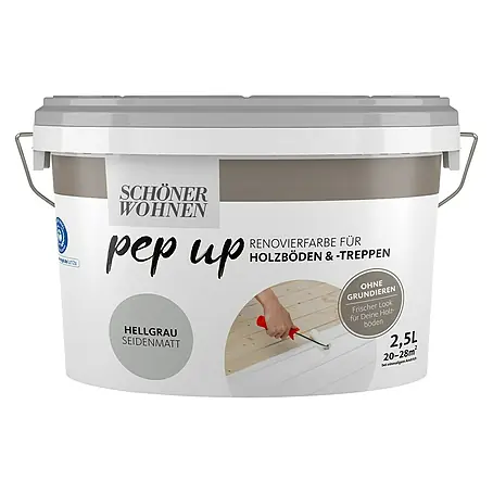 SCHÖNER WOHNEN-Farbe Pep up Renovierfarbe Holzfußboden