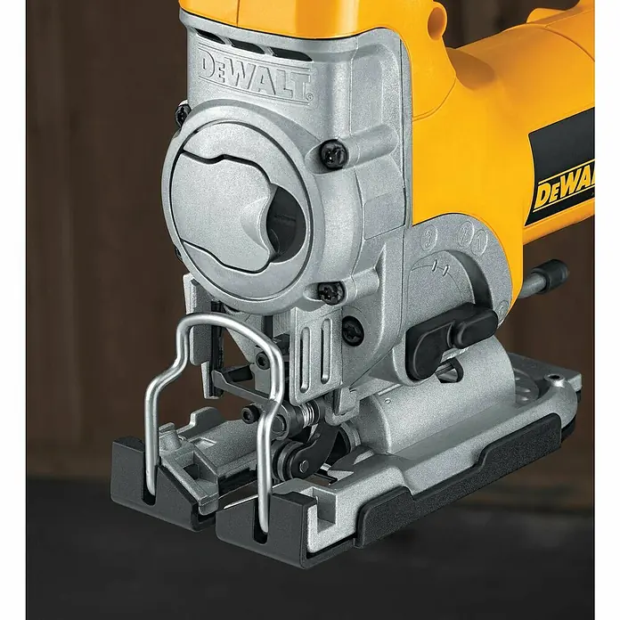 Dewalt Sierra de calar DW331K-QS - 701 W, Número de carreras marcha en vacío: 3.100 carreras/min. - Primer plano