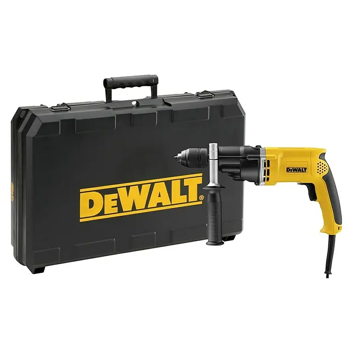 Dewalt Taladro percutor DWD522KS-QS - 950 W, Número de revoluciones de marcha en vacío: 3.500 r.p.m. - Vista angular