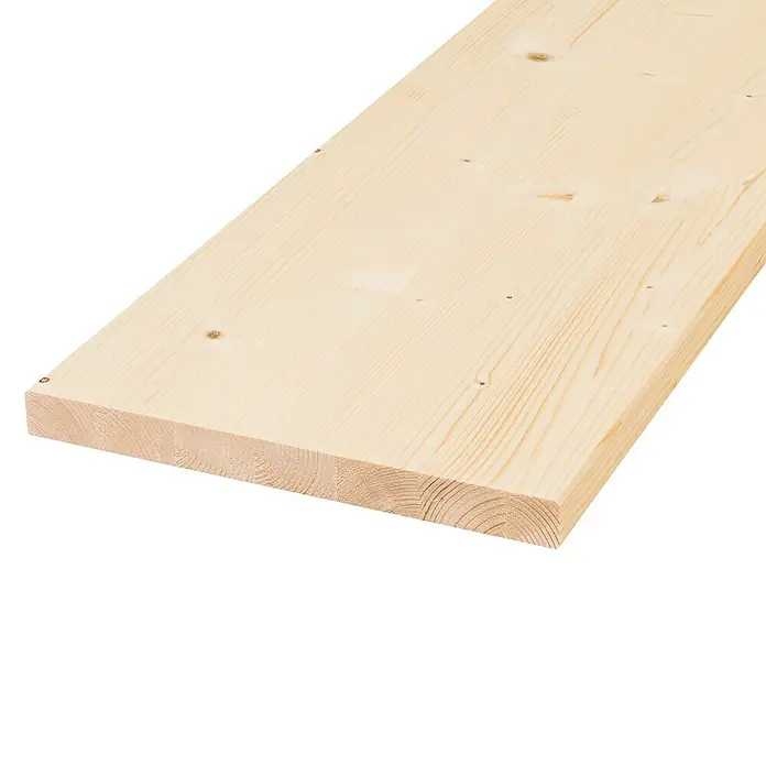 Leimholzplatte - Fichte/Tanne, 2.400 x 250 x 28 mm