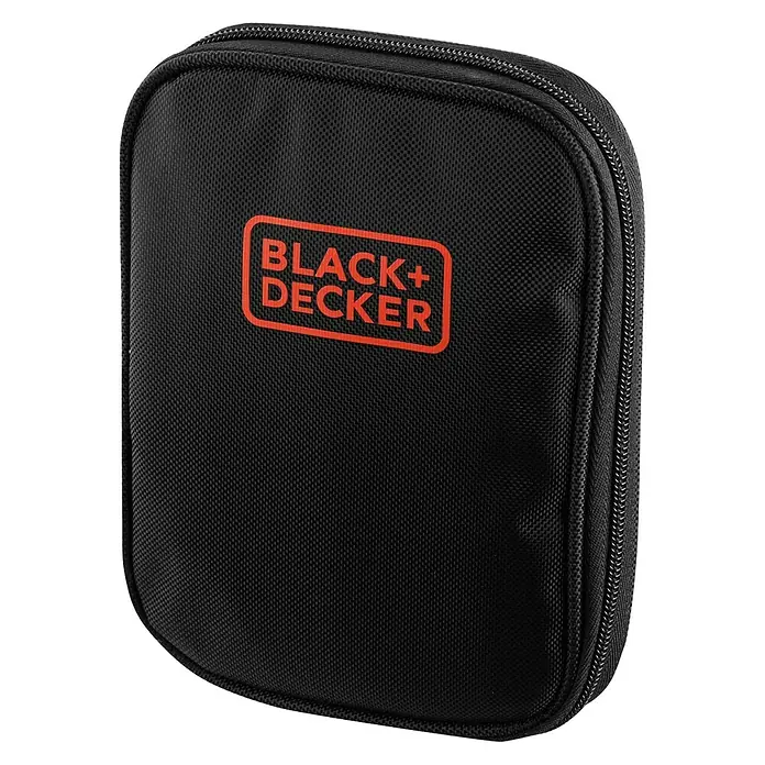 Black+Decker Set de puntas y carracas A7104-XJ - 56 pzs. - Vista angular
