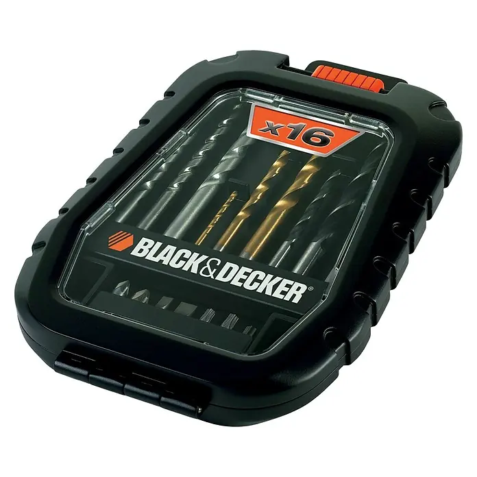 Black+Decker Juego de puntas A7186-XJ - 16 pzs. - Vista angular