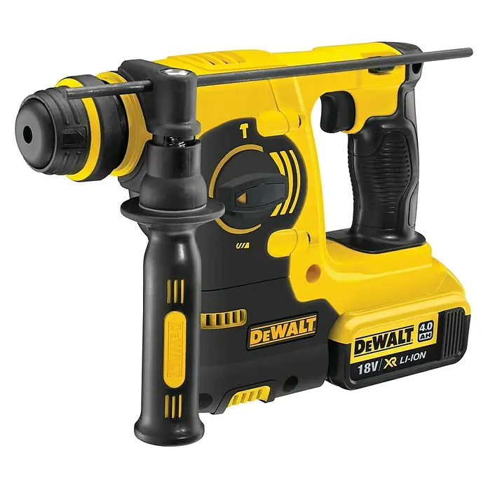 Dewalt Martillo perforador de batería DCH253M2 - 18 V, Iones de litio, 4 Ah, 2 baterías, Energía de percusión: 2,1 J - Vista angular