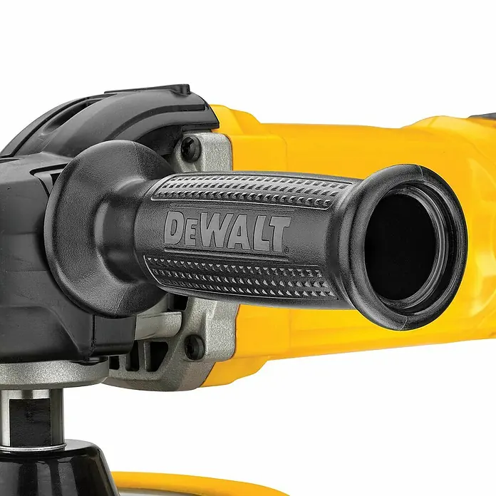 Dewalt Pulidora rotativa DWP849X-QS - 1.250 W, Diámetro plato de pulir: 180 mm, 600 r.p.m. - 3.500 r.p.m. - Primer plano