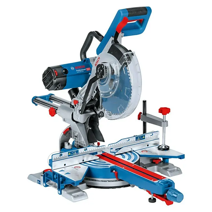 Bosch Professional Paneelsäge GCM 350-254 - 1.800 W, 3.700 U/min - 5.000 U/min, Durchmesser Sägeblatt: 254 mm - Rechte Seitenansicht