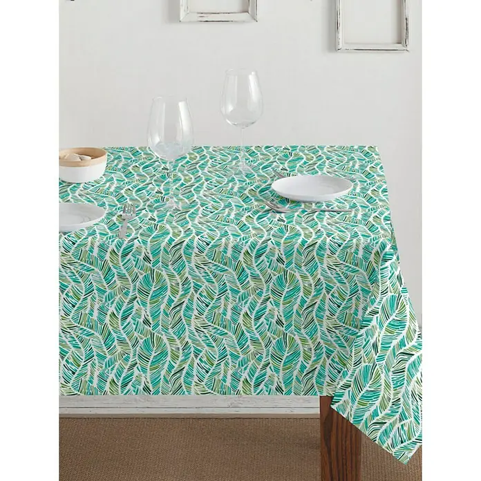 Mantel para mesa a metros Elga Coordinado - 140 cm, Verde