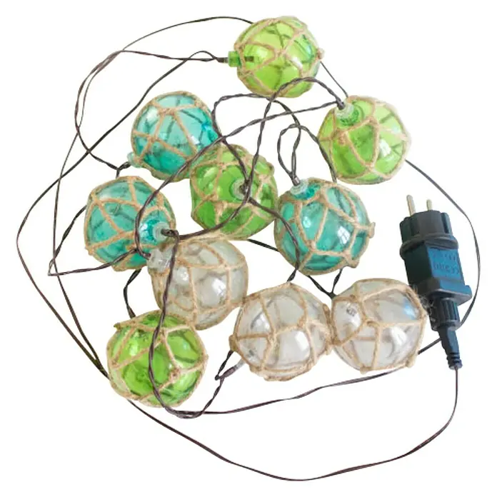 New Garden Guirnalda decorativa Mare - 10 W, L x An x Al: 3,3 m x 6 cm x 6 cm, Multicolor - Vista descendente