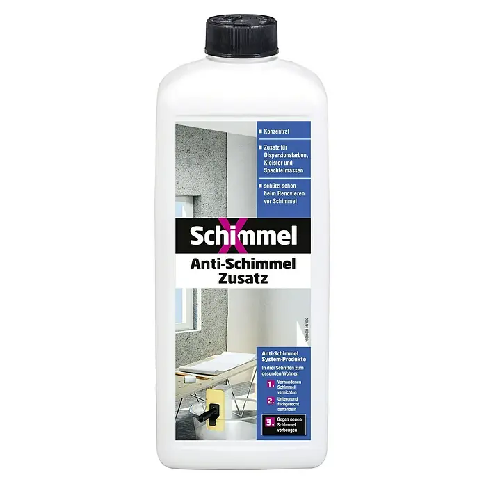 SchimmelX Anti-Schimmel-Zusatz - 1 l - Vorderansicht