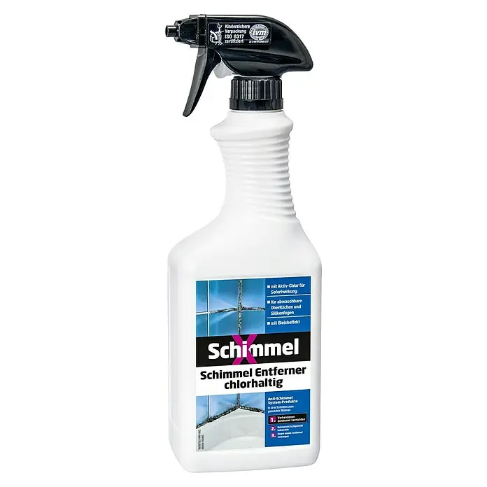 SchimmelX Schimmel-Entferner - Chlorhaltig, 750 ml, Flasche - Vorderansicht