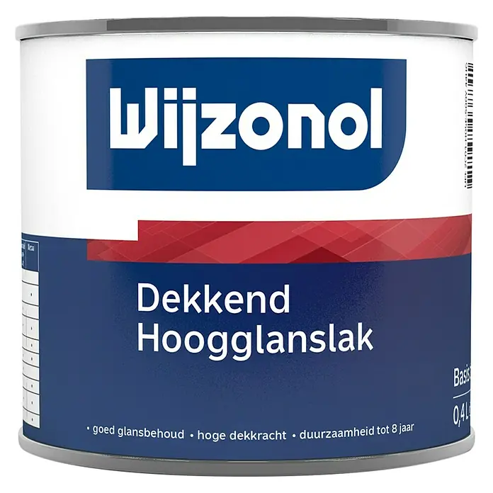 Wijzonol Lakverf Dekkend Hoogglanslak - 500 ml, Mengkleur basis - Vooraanzicht