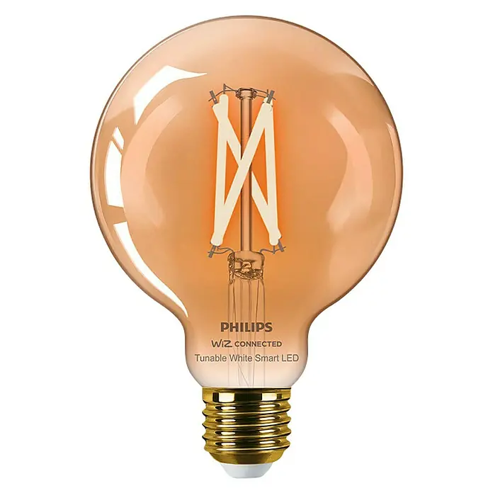WiZ Bombilla LED Regulable Globo vintage - E27, 6,7 W, 640 lm - Vista frontal