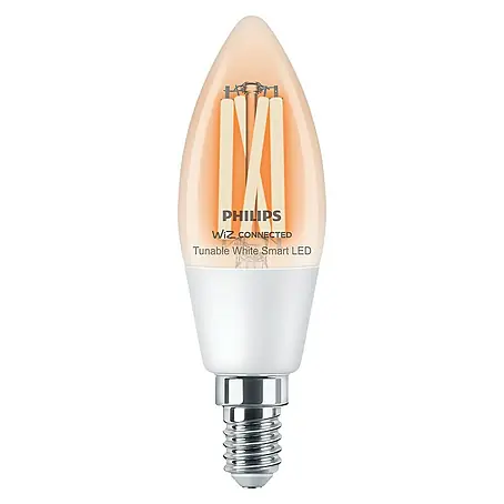 WiZ  Bombilla LED Regulable filamento Vela