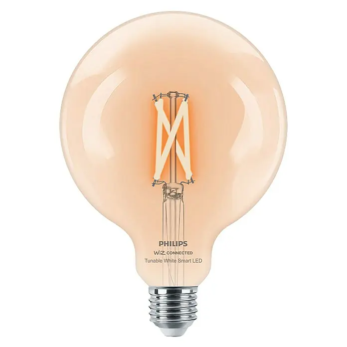 WiZ Bombilla LED Globo G125 Regulable - E27, 60 W, G125, 806 lm - Vista frontal